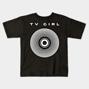 Retro TV Girl Kids T-Shirt